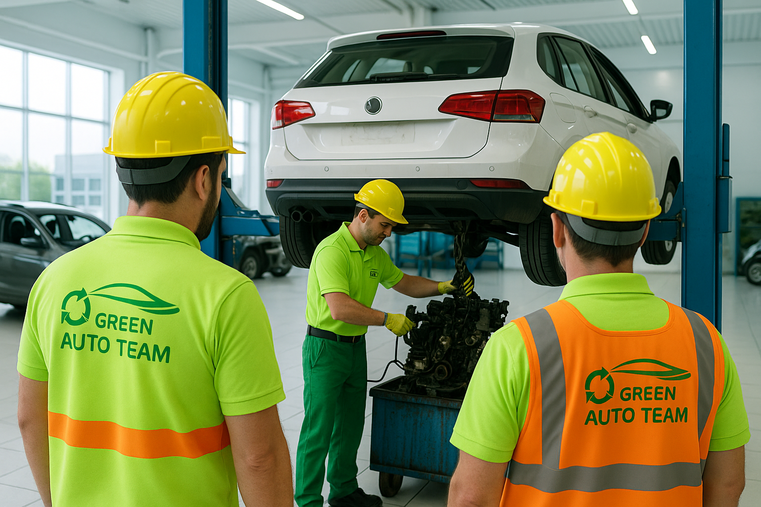 Eco-friendly vehicle dismantling process