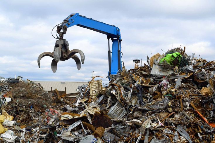Scrap metal recycling process